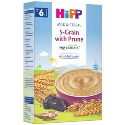 HiPP Instant Kaša Baby 5 Žita. Suva Šljiva 250 g