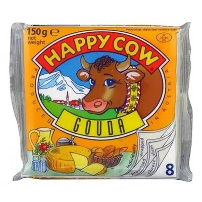 Sir Topljeni Happy Cow Gouda Slajs 150 g