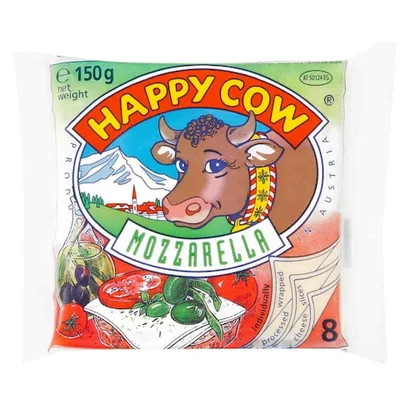 Sir Topljeni Happy Cow Mozzarella Slajs 150 g