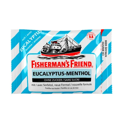 Bombon Komprimat Fishermans Eukaliptus 25 g